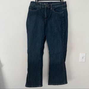 Lee Comfort Waist womens petite size 8P Blue Jeans medium wash